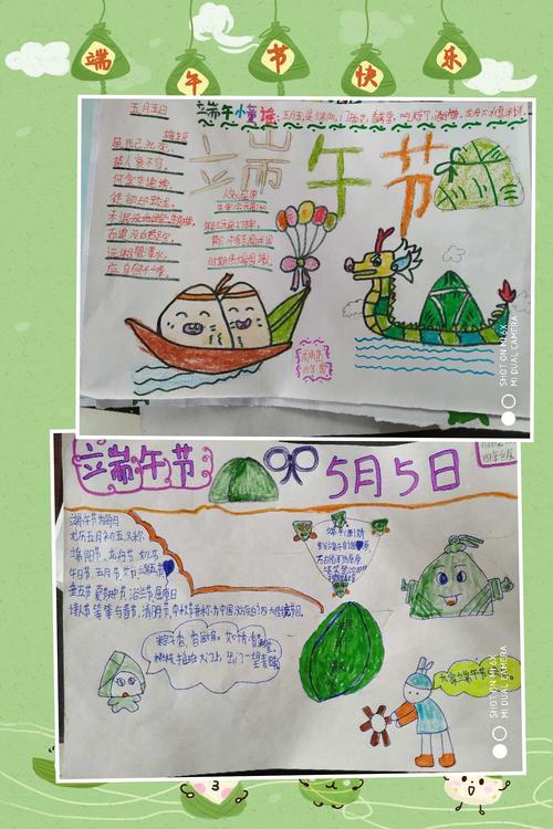 孩子们根据主题班会所了解到的内容绘制了精美的手抄报.
