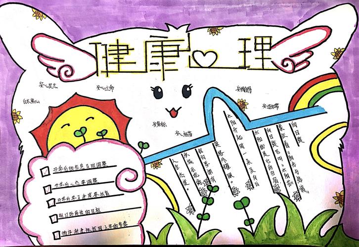 为了孩子的健康成长 镇西小学心理健康主题手抄报评比结果出来啦