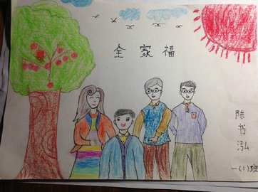 手画全家福大全手抄报 手抄报简单又漂亮