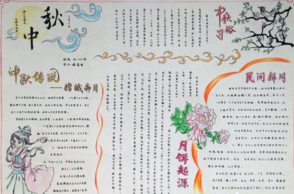 中秋节学生手抄报内容资料