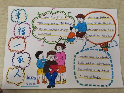 一年级全家福的手抄报一年级手抄报