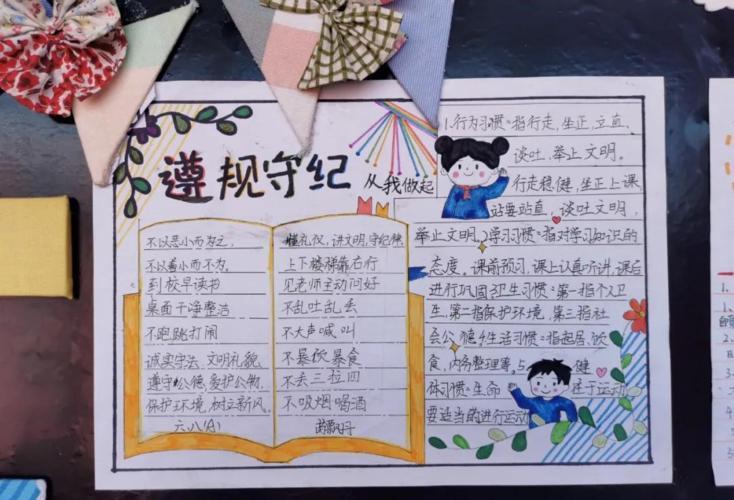 讲规范守纪律做文明小学生手抄报 文明小学生手抄报-