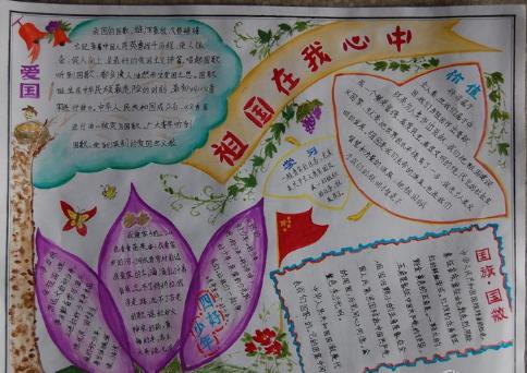 国庆节的手抄报图片简单又漂亮 国庆节的手抄报图片简单又漂亮二年级