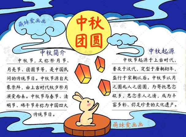 中秋手抄报大全图片大全中秋手抄报漂亮