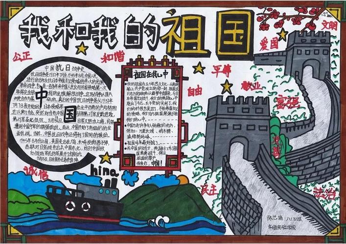 我和我的祖国 最美手抄报 等你来pick 中国
