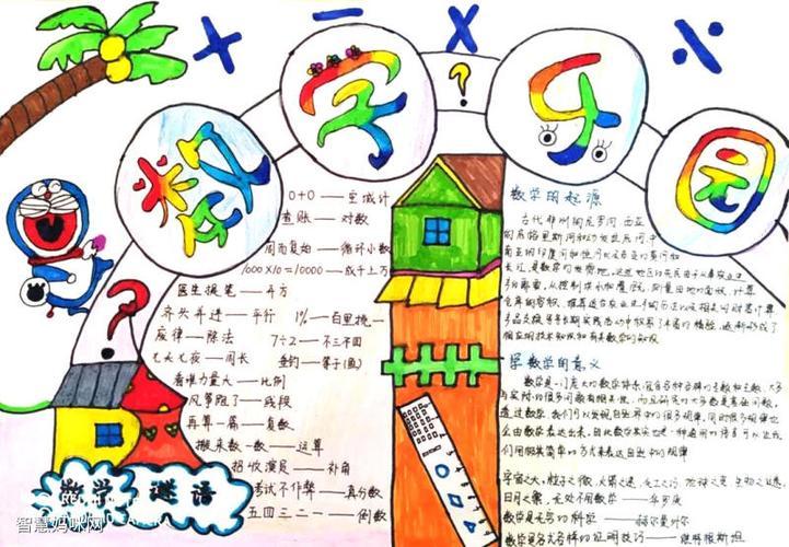 小学数学手抄报简单又漂亮