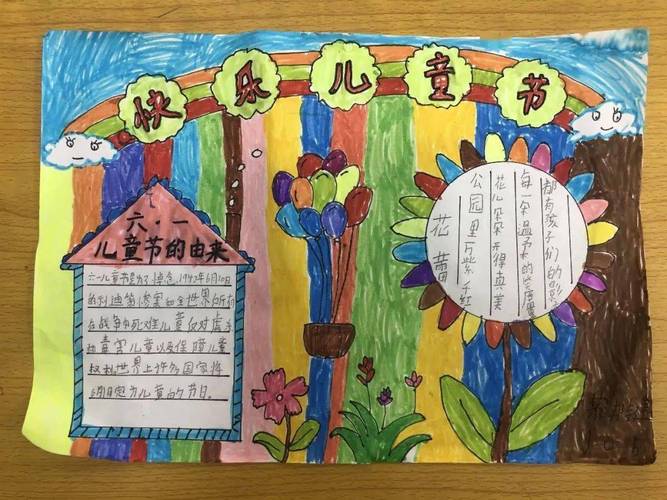 以手绘心勾勒童梦省实附小一二年级现场手抄报创作比赛