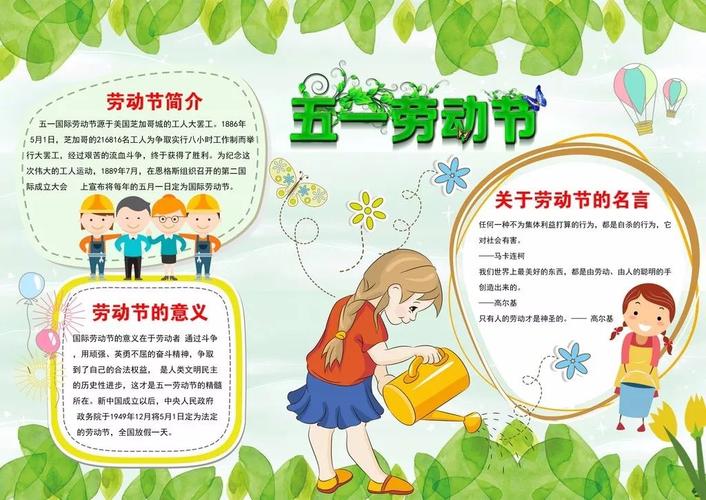 五一 到了 这份劳动节手抄报模板大全 快给孩子备上
