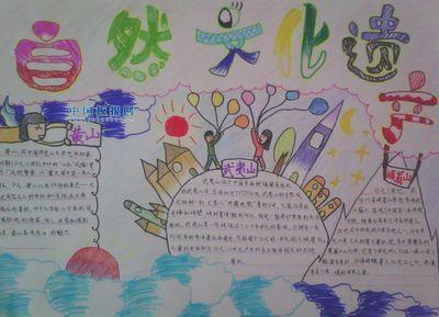 文化自然遗产日主题画手抄报 世界遗产手抄报灿烂的中华遗产手抄报 文化自然遗产日主题画手抄报 世界遗产手抄报灿烂的中华遗产手抄报