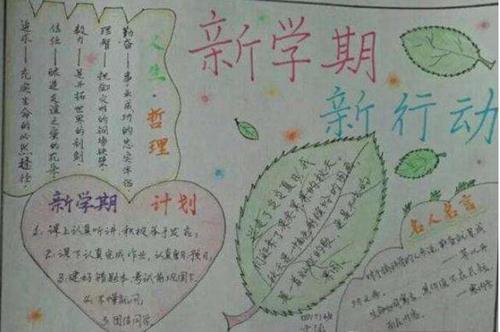2024新学期创意开学手抄报内容初一年级