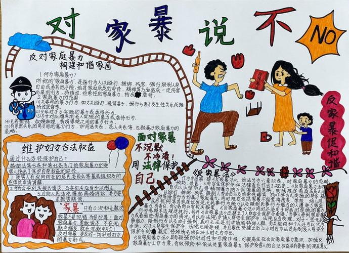 维护妇女合法权益反对家庭暴力国际消除对妇女暴力日手抄报 精选10张