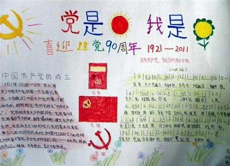 我国建国的历史手抄报党的历史手抄报