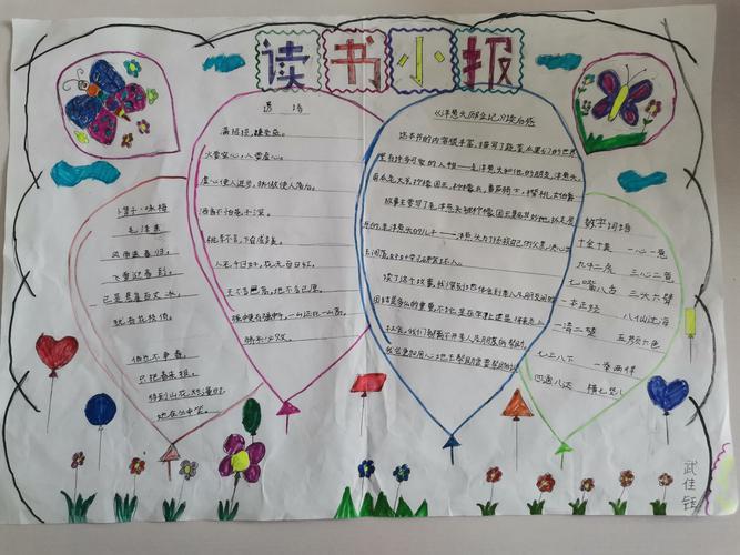小学阅读手抄报集锦 - 美篇写美篇 四年级学生以读古诗绘诗境为主题