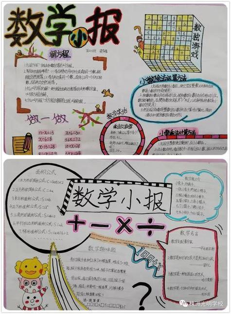 五年级安阳市钢二路小学五年级数学手抄报大赛数学手抄报 鸣皋