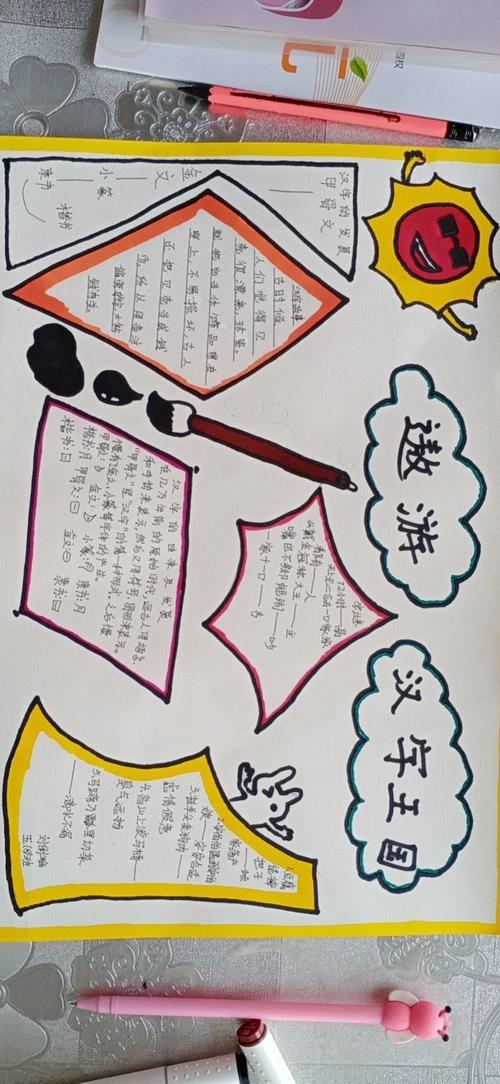 遨游汉字王国手抄报作业汇报 遨游汉字王国手抄报作业汇报
