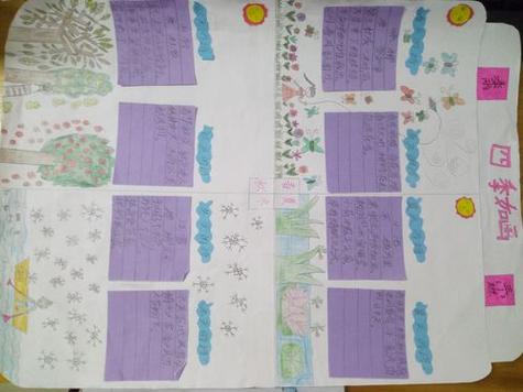 凝心聚力决战四季度手抄报四季手抄报