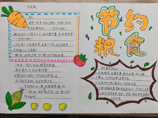 for my grade 3之 节约光荣 浪费可耻 手抄报