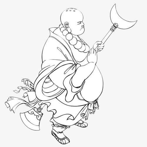 关于水浒传鲁智深的手抄报 水浒传手抄报