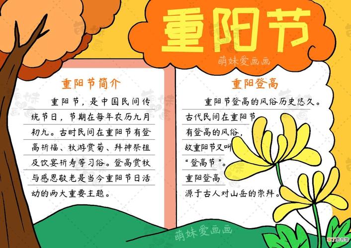 简单好看的重阳节手抄报 关于重阳节的手抄报内容