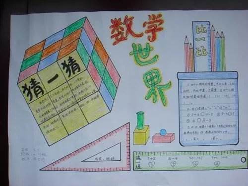 数学手抄报图片数学手抄报图片大全四年级下册