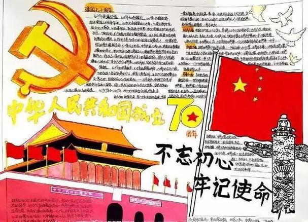 党成立88周年手抄报70周年手抄报