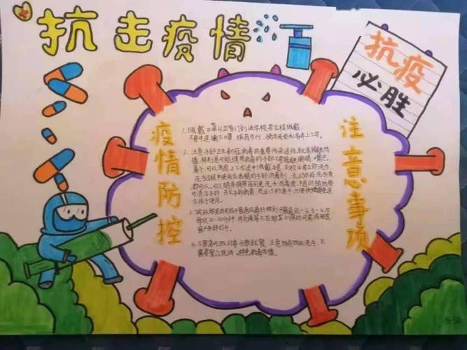 产业集聚区新城小学的少先队员也用手抄报的形式表达抗击疫情的决心并 产业集聚区新城小学的少先队员也用手抄报的形式表达抗击疫情的决心并