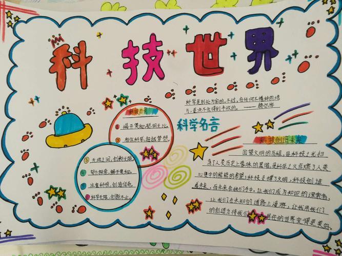 走进科技走近科学手抄报走进名著手抄报