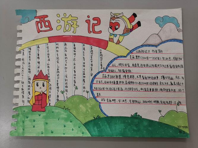 西游记中神仙的特点手抄报西游记手抄报