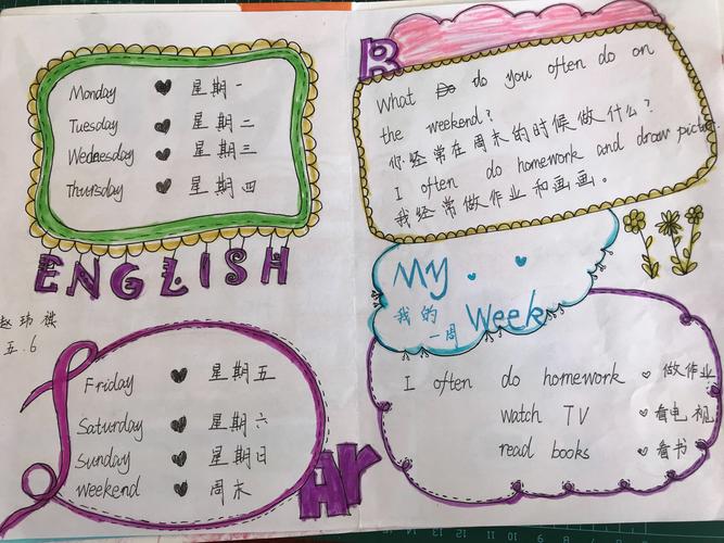 诗意西小 五年级娃娃们精美的英语手抄报 有你的作品吗 诗意西小 五年级娃娃们精美的英语手抄报 有你的作品吗