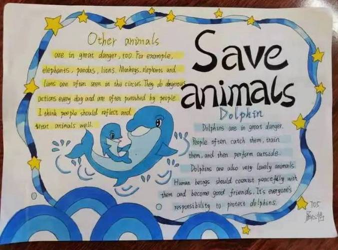 关于保护动物手抄报英语