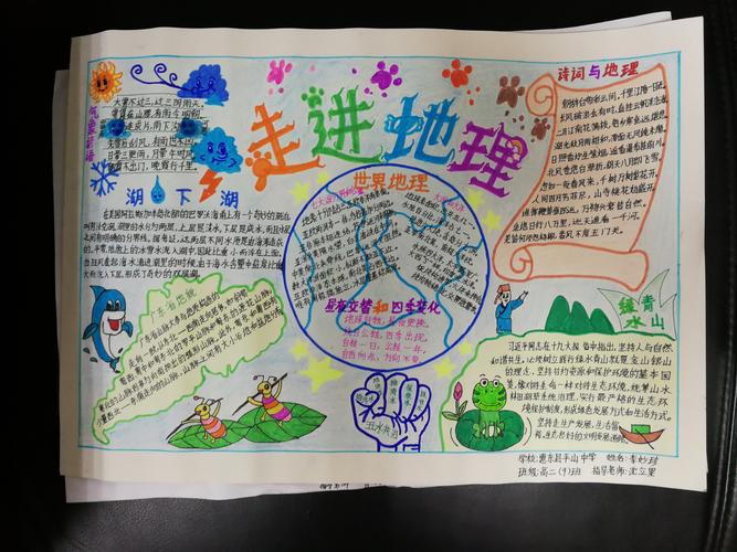 2024年惠东县高中学生地理手抄报比赛评比结果