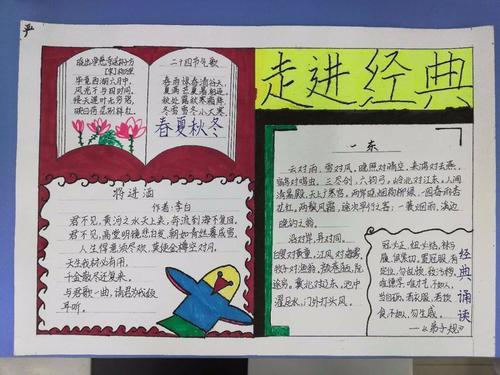 三年级走进经典享受阅读手抄报 走进经典手抄报 三年级走进经典享受阅读手抄报 走进经典手抄报