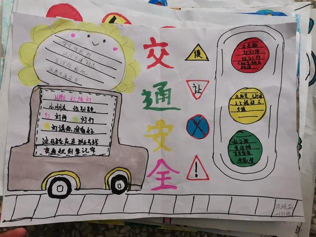 122全国交通安全日教育手抄报全国安全日手抄报