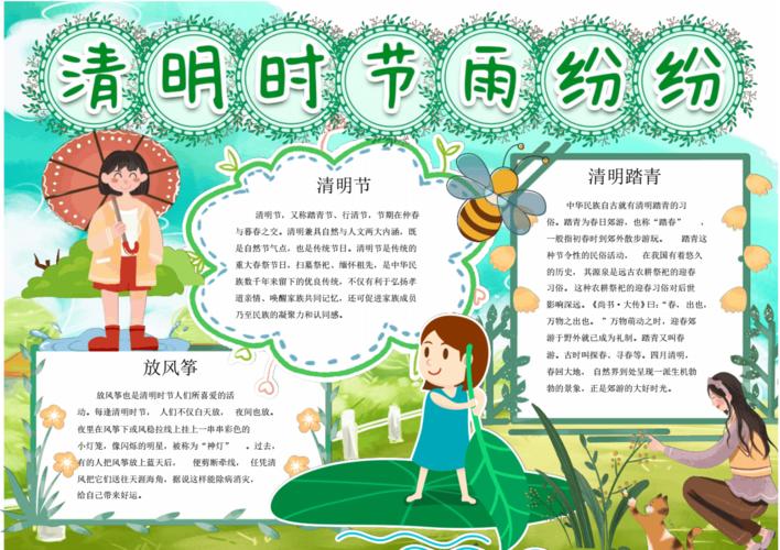 清明节手抄报 校园小报.pdf 1页