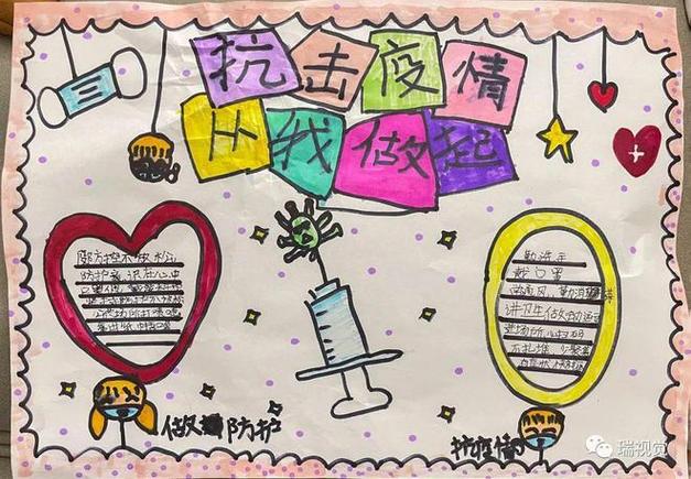 滑县小学生抗击疫情从我做起丨手抄报 滑县小学生抗击疫情从我做起丨手抄报