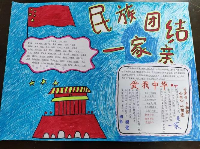 民族团结手抄报简单又好看民族团结手抄报简单又好看四年级