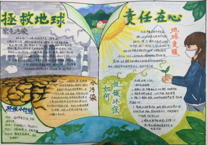 世界环境日手抄报图片简单又漂亮 世界环境日手抄报图片简单又漂亮