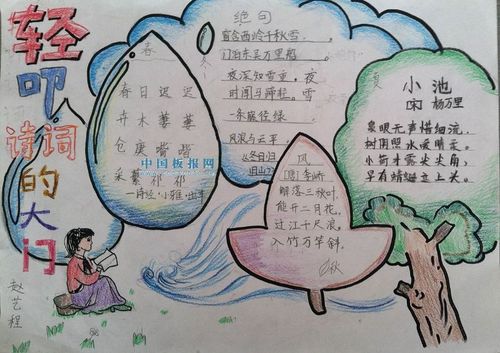 我爱古诗词手抄报图片大全