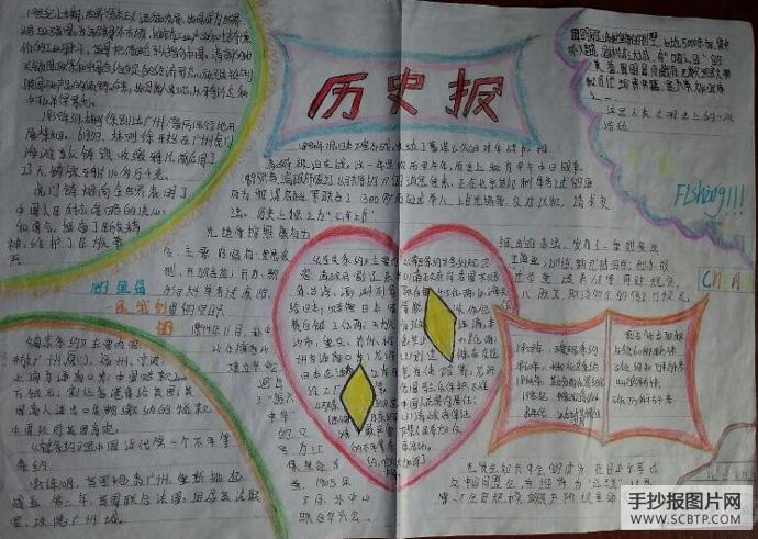 铭记历史勿忘国耻振兴中华的手抄报