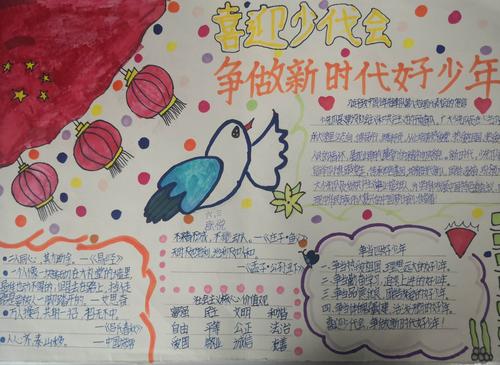 小学六年级三班手抄报展示 写美篇 10月13日是中国少年先锋队建队日