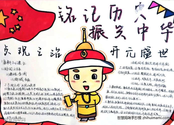 初一历史手抄报绘画一等奖9张