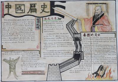 时期秦朝以前最新历史手抄报图片简单又漂亮关于中国历史的手抄报内容