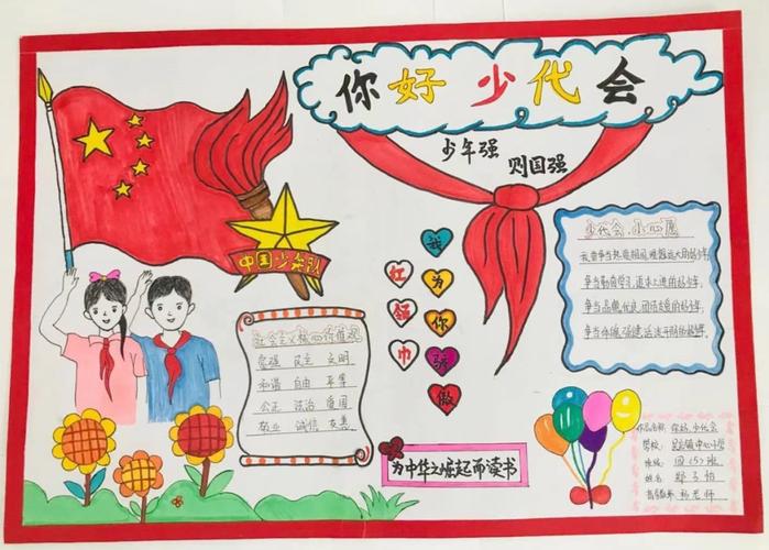 你好 少代会少先队员手抄报大合集来喽