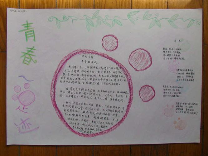 励志青春奋斗手抄报 有关励志青春奋斗的手抄报