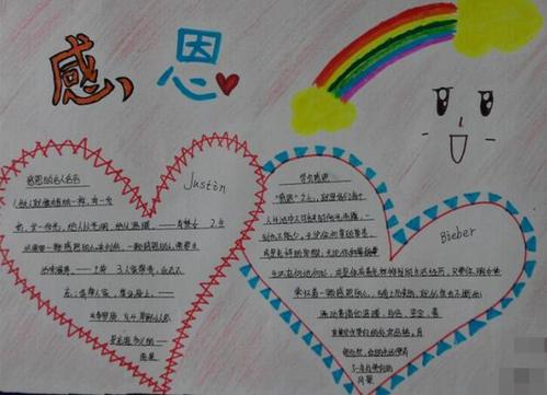 感恩节手抄报资料感恩