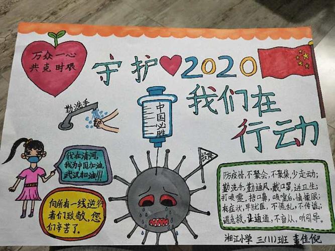 抗击抗击疫情医护人员手抄报手抄报图片大全