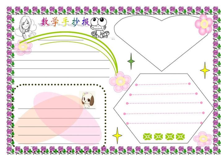 数学手抄报版面设计模版