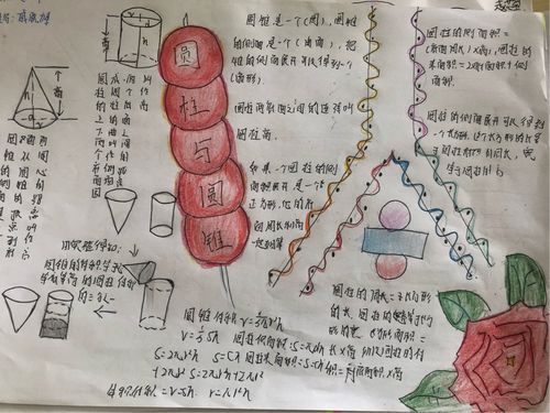 西海岸西区红石崖小学六年级一班数学第二单元知识整理手抄报