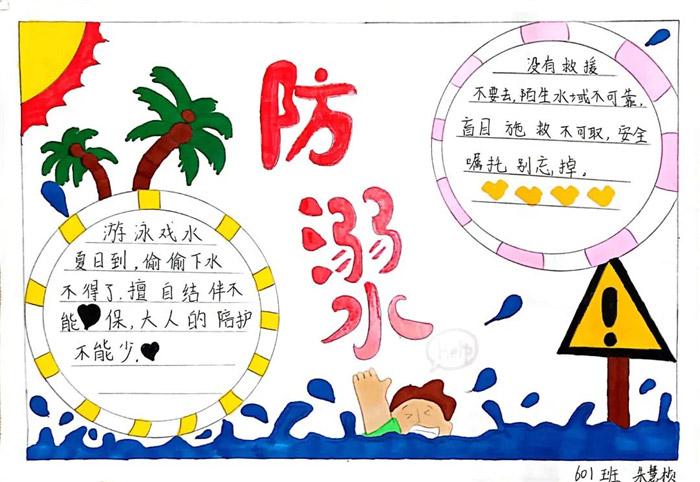 防溺水手抄报大全图片