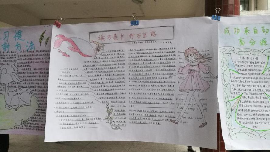 学习的手抄报第一 手抄报 小学生手抄报学习习惯的养成教育手